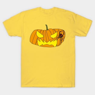 Halloween pumpkin & spider T-Shirt